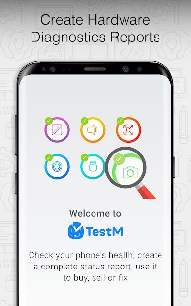 Screenshots TestM: Ứng dụng kiểm tra, test Android, iPhone cũ khi mua