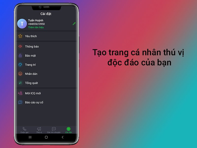 Tạo trang cá nhân thú vị độc đáo của bạn