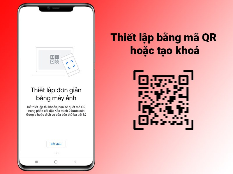 Thiết lập bằng mã QR