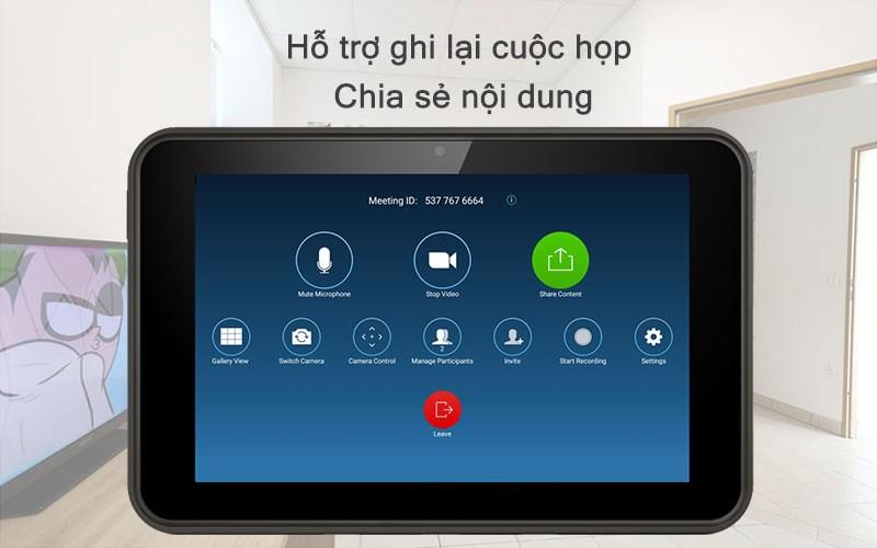 Tính năng ghi lại cuộc họp trên ứng dụng Zoom Rooms