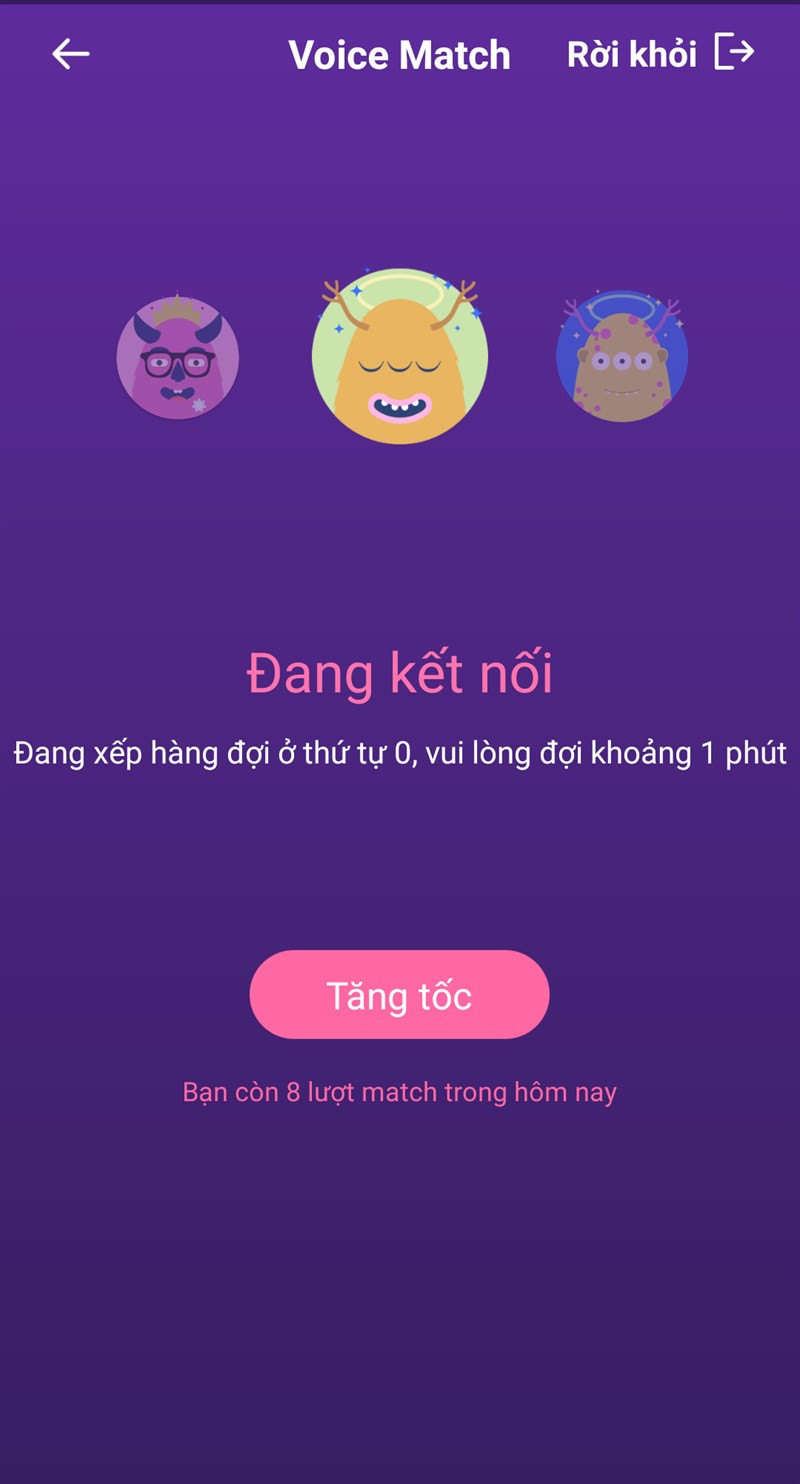 t&igrave;m kiếm người gh&eacute;p đ&ocirc;i tr&ecirc;n voice match