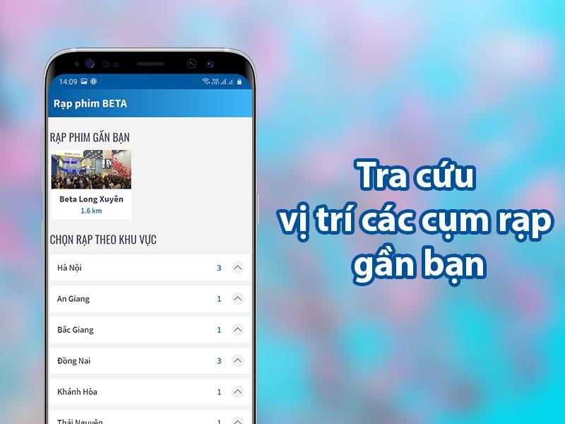 Tra cứu vị tr&iacute; c&aacute;c rạp phim gần bạn