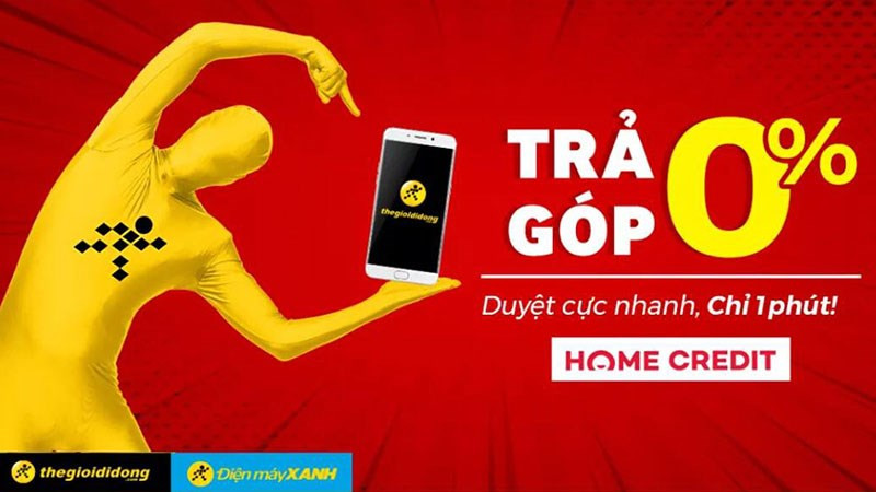 Trả góp điện máy gia dụng