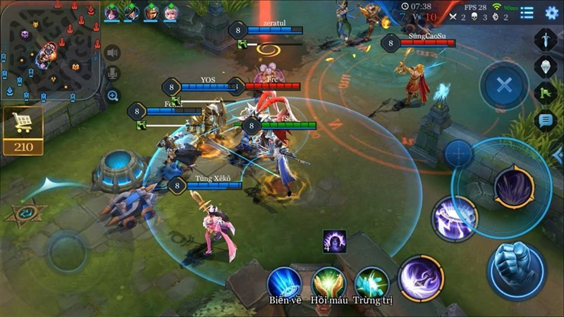 Trận PK là cuộc chiến giữa các cá nhân, tổ đội, bang hội hoặc toàn Server trong game