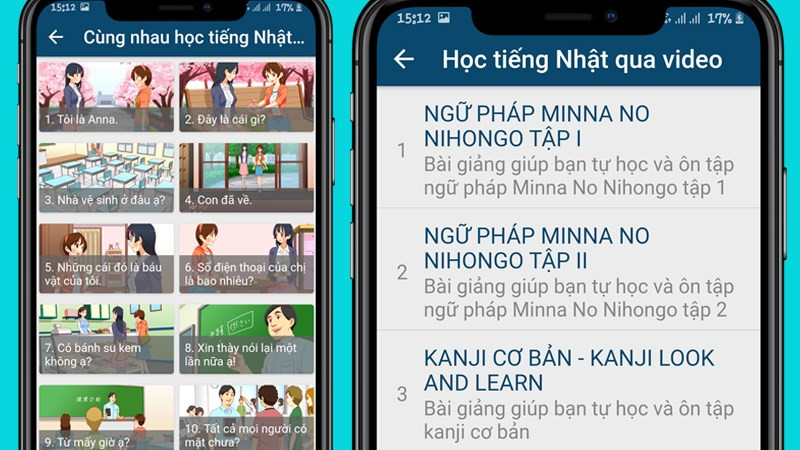 Video bài giảng tiếng Nhật