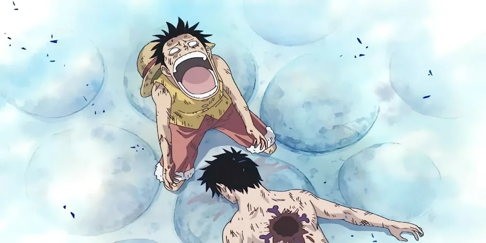 Ace che chắn cho Luffy trong One Piece khoảnh khắc hy sinh đầy bi tráng