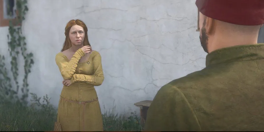 Adam đối đầu với Betty tại nhà tắm Kingfisher trong Kingdom Come Deliverance 2