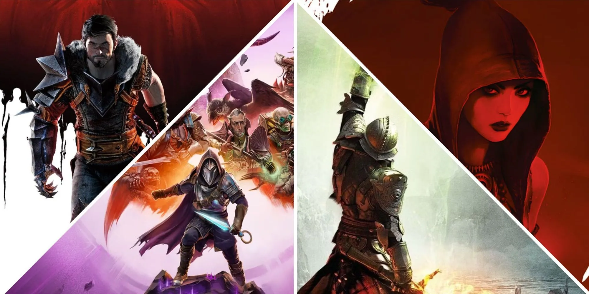 Ảnh bìa các phiên bản Dragon Age được xếp hạng