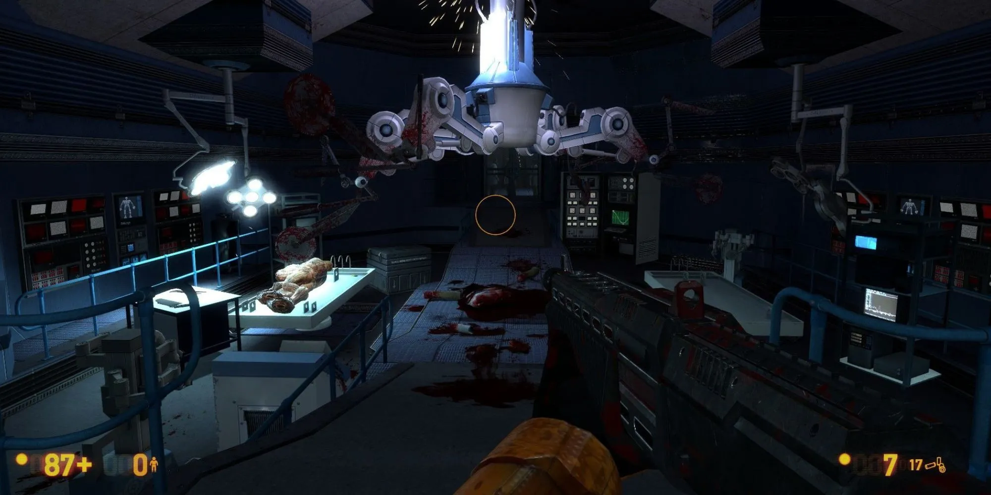 Ảnh chụp màn hình Black Mesa, bản làm lại của Half-Life gốc