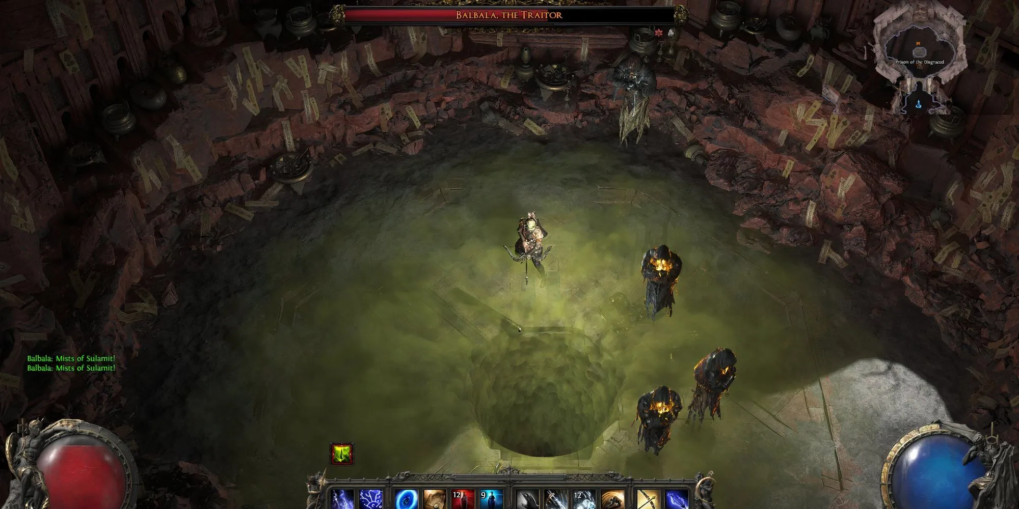 Balbala, Kẻ Phản Bội trong Path of Exile 2, một nữ sát thủ nhanh nhẹn với những cú ném dao độc hiểm.