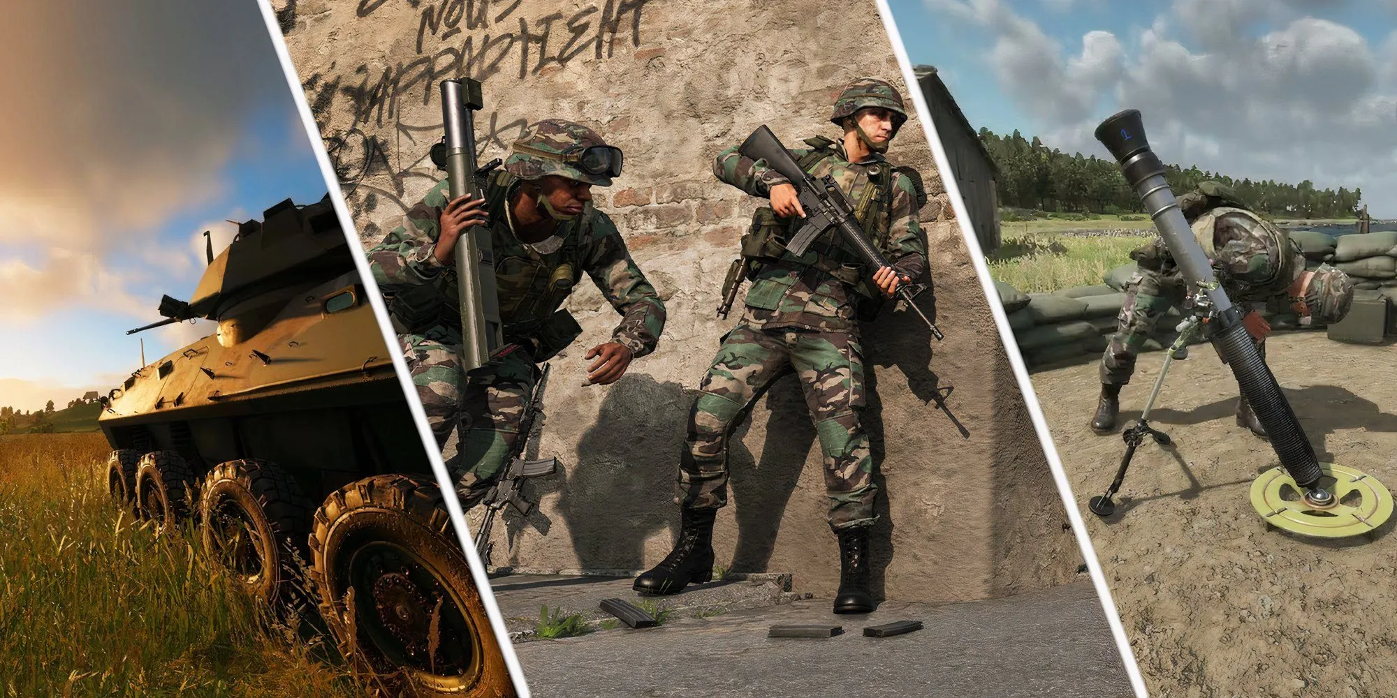 Binh sĩ Arma Reforger trong trận chiến, minh họa cho không khí của sự kiện thử nghiệm bộ binh War Thunder.