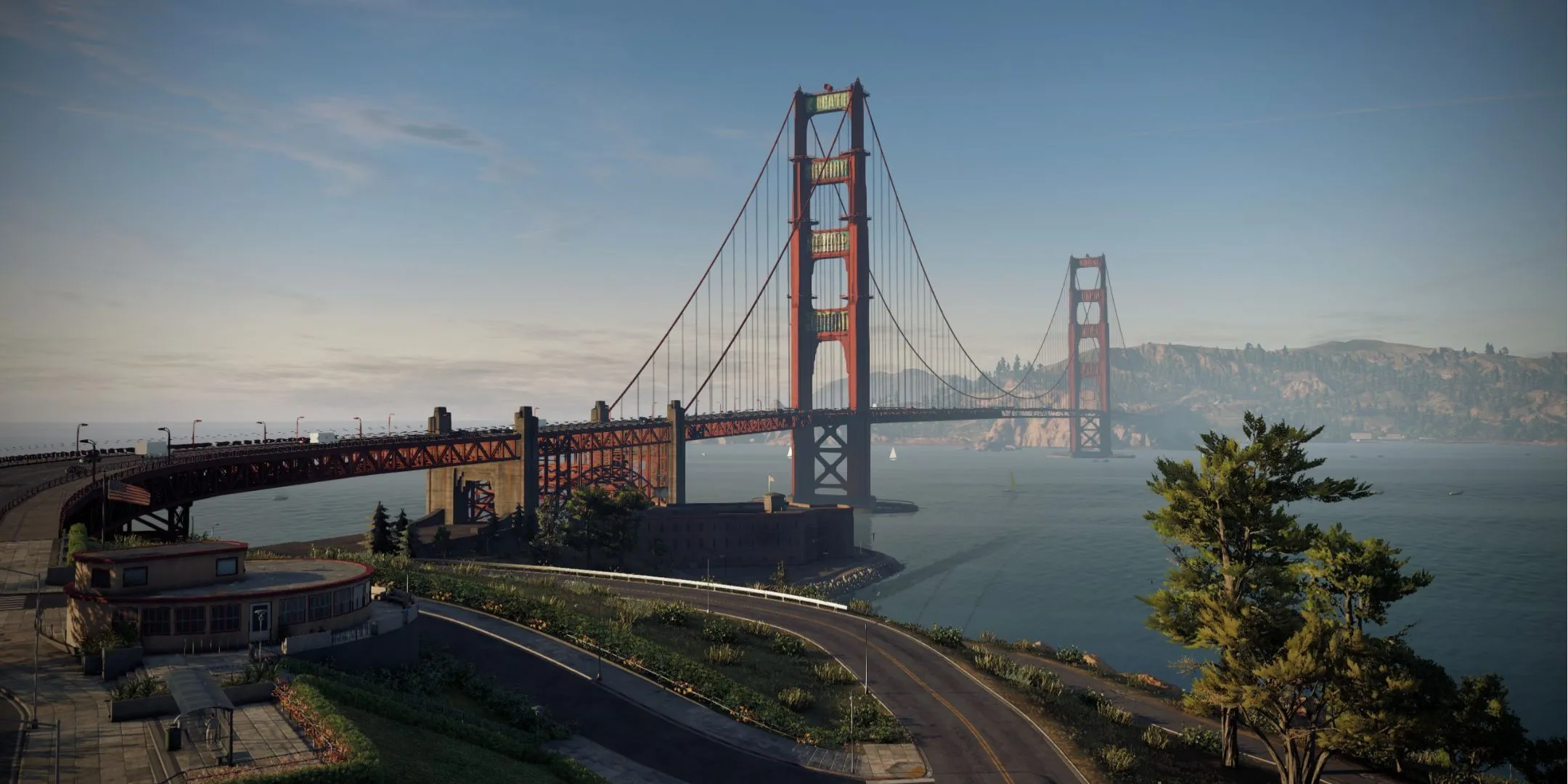 Cầu Cổng Vàng trong game Watch Dogs 2