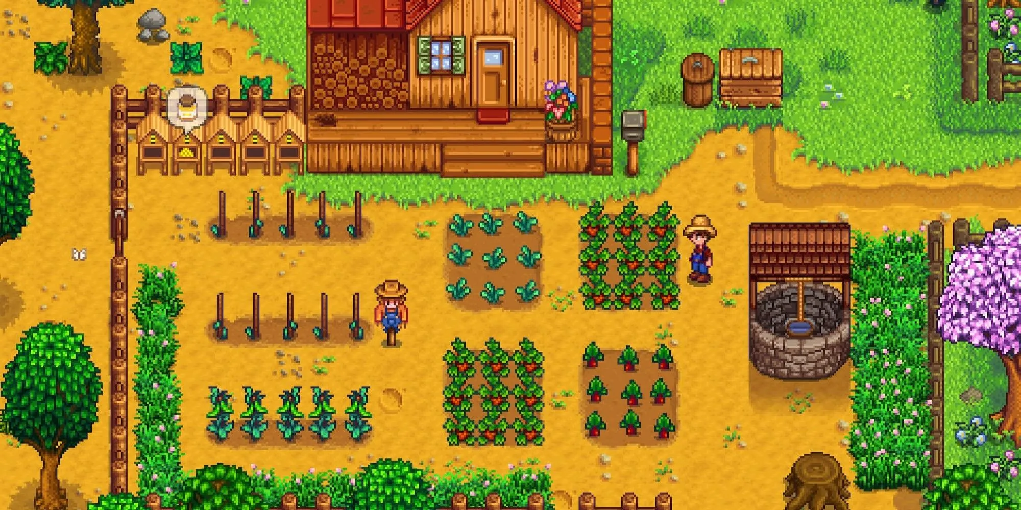 Chăm sóc nông trại trong Stardew Valley