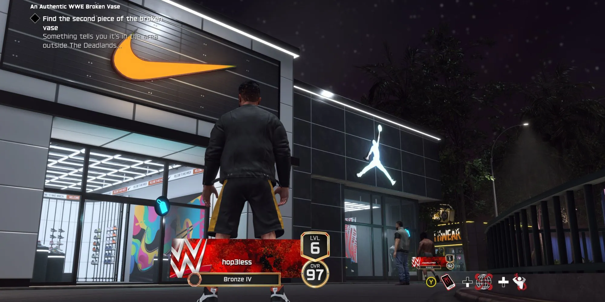 Cửa hàng trong chế độ The Island của WWE 2K25 - Nâng cấp nhân vật bằng VC
