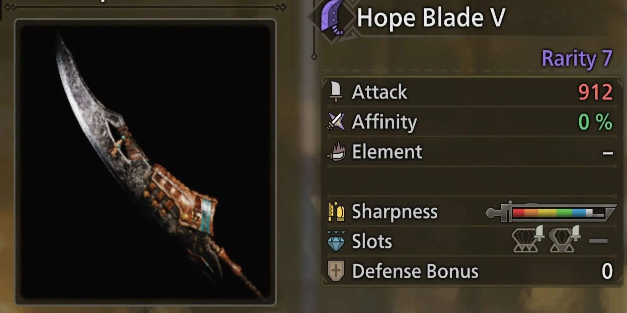 Đại kiếm Hope Blade được trang bị bởi thợ săn trong Monster Hunter Wilds