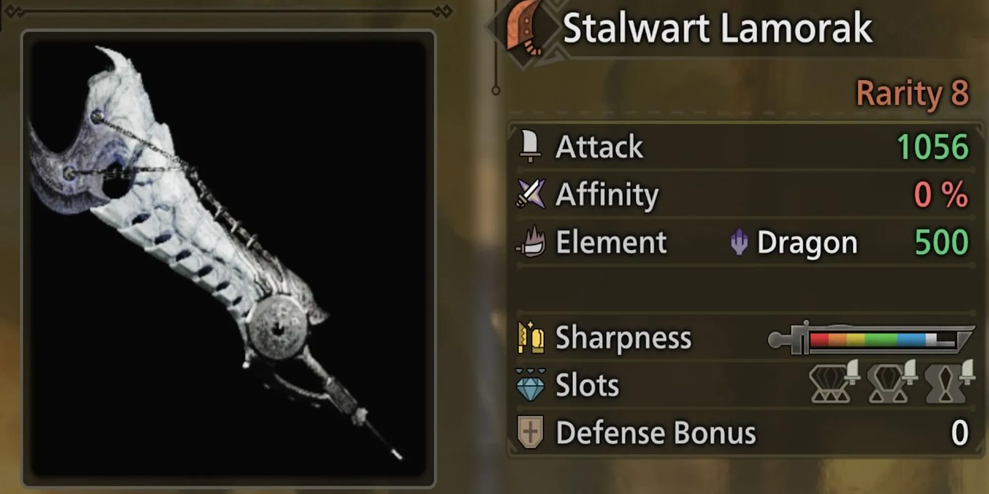 Đại kiếm Stalwart Lamorak từ Arkveld, flagship monster của Monster Hunter Wilds