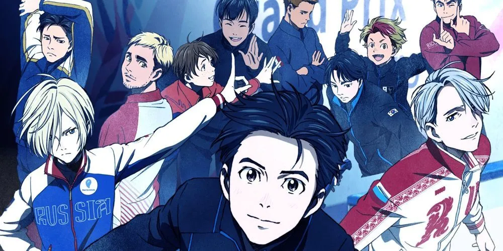 Dàn nhân vật chính của anime trượt băng nghệ thuật Yuri On Ice