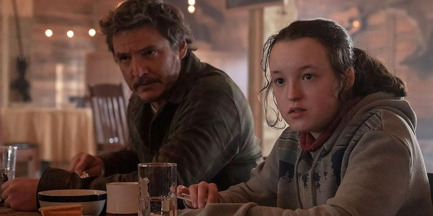 Ellie và Joel trong một cảnh của series The Last of Us trên HBO, nguồn cảm hứng cho các bản game làm lại