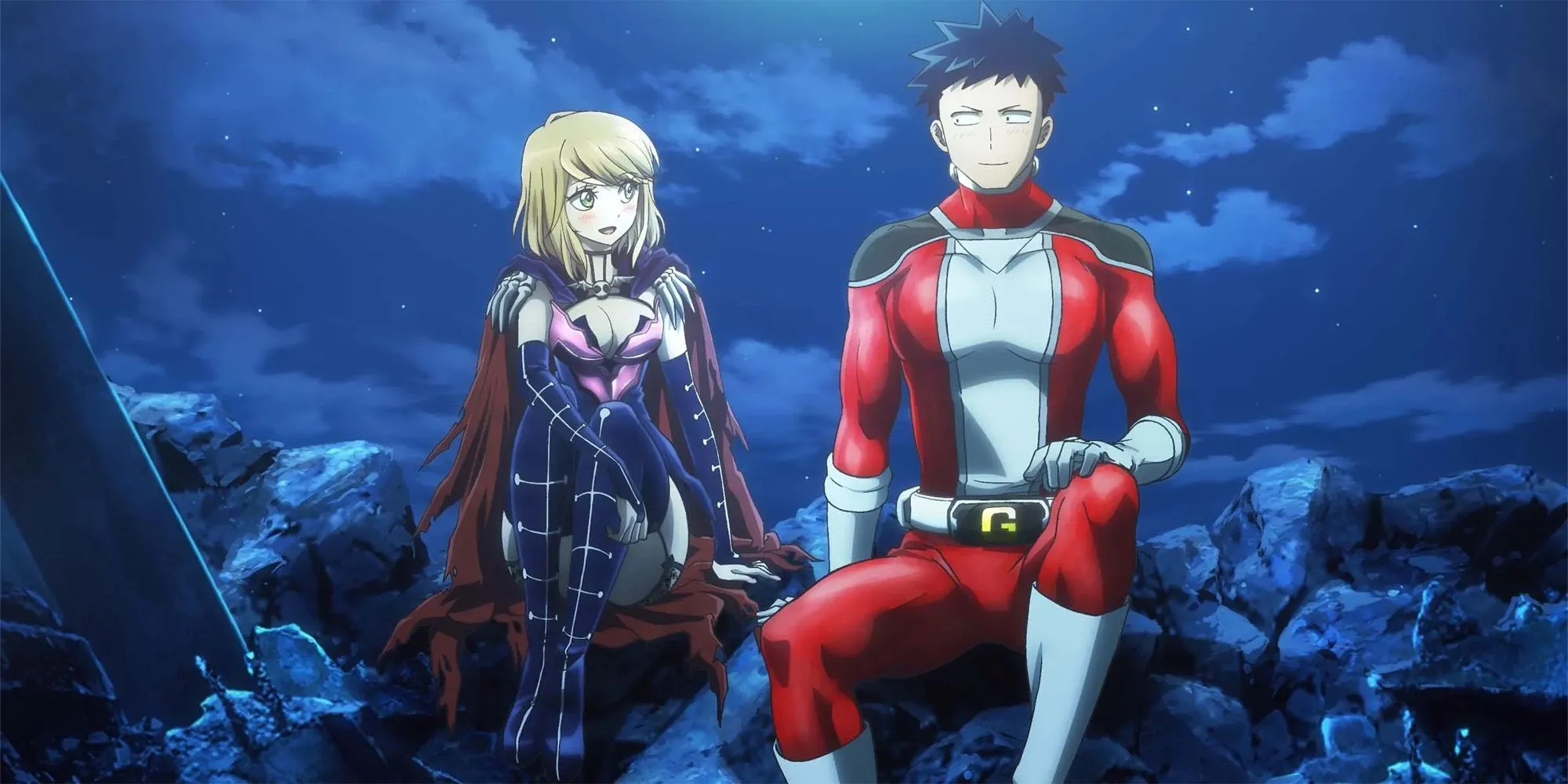 Fudo và Desumi trong anime Love After World Domination hài hước