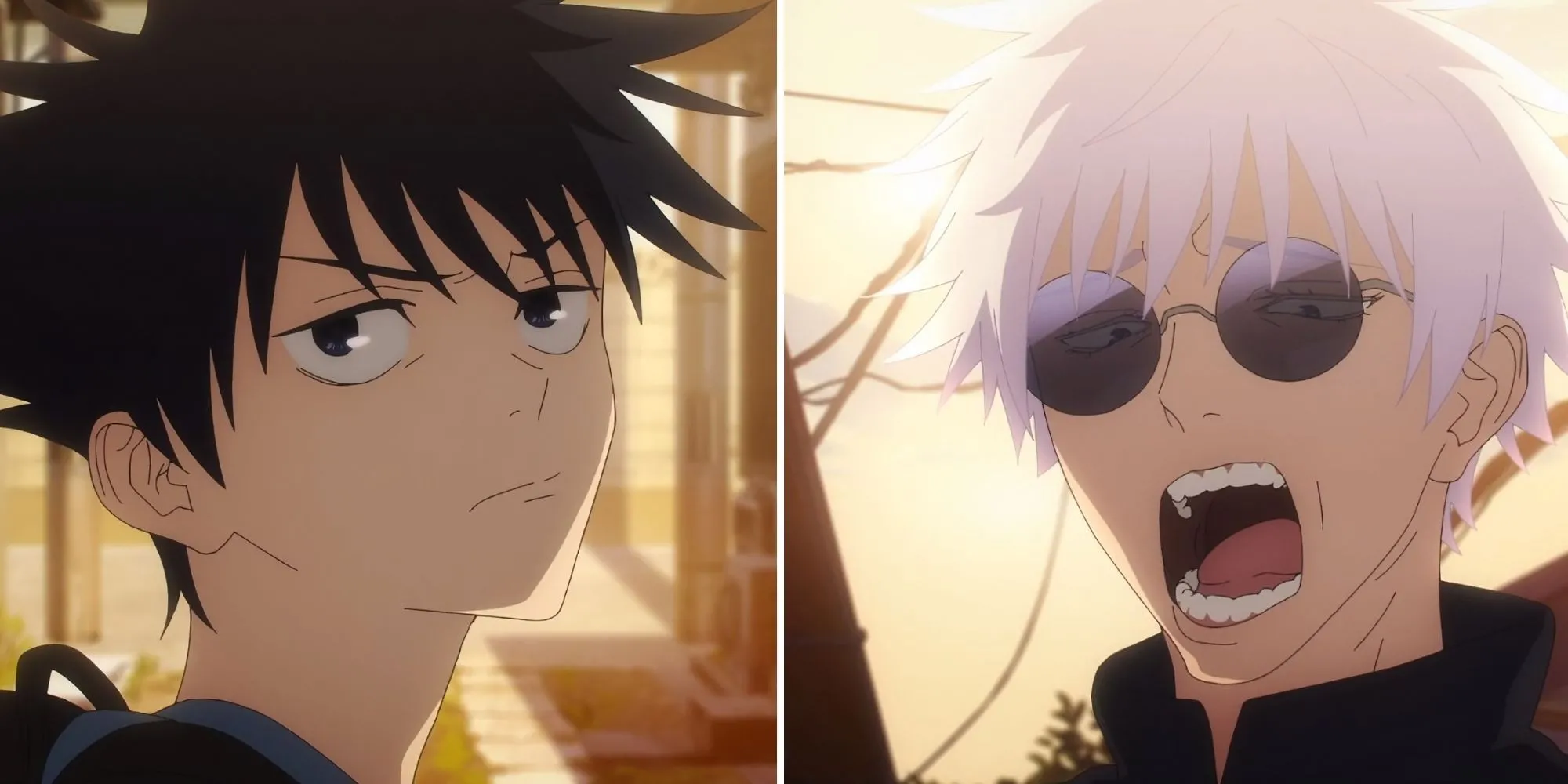Gojo Satoru nói chuyện với Megumi về Toji Fushiguro trong Jujutsu Kaisen mùa 2