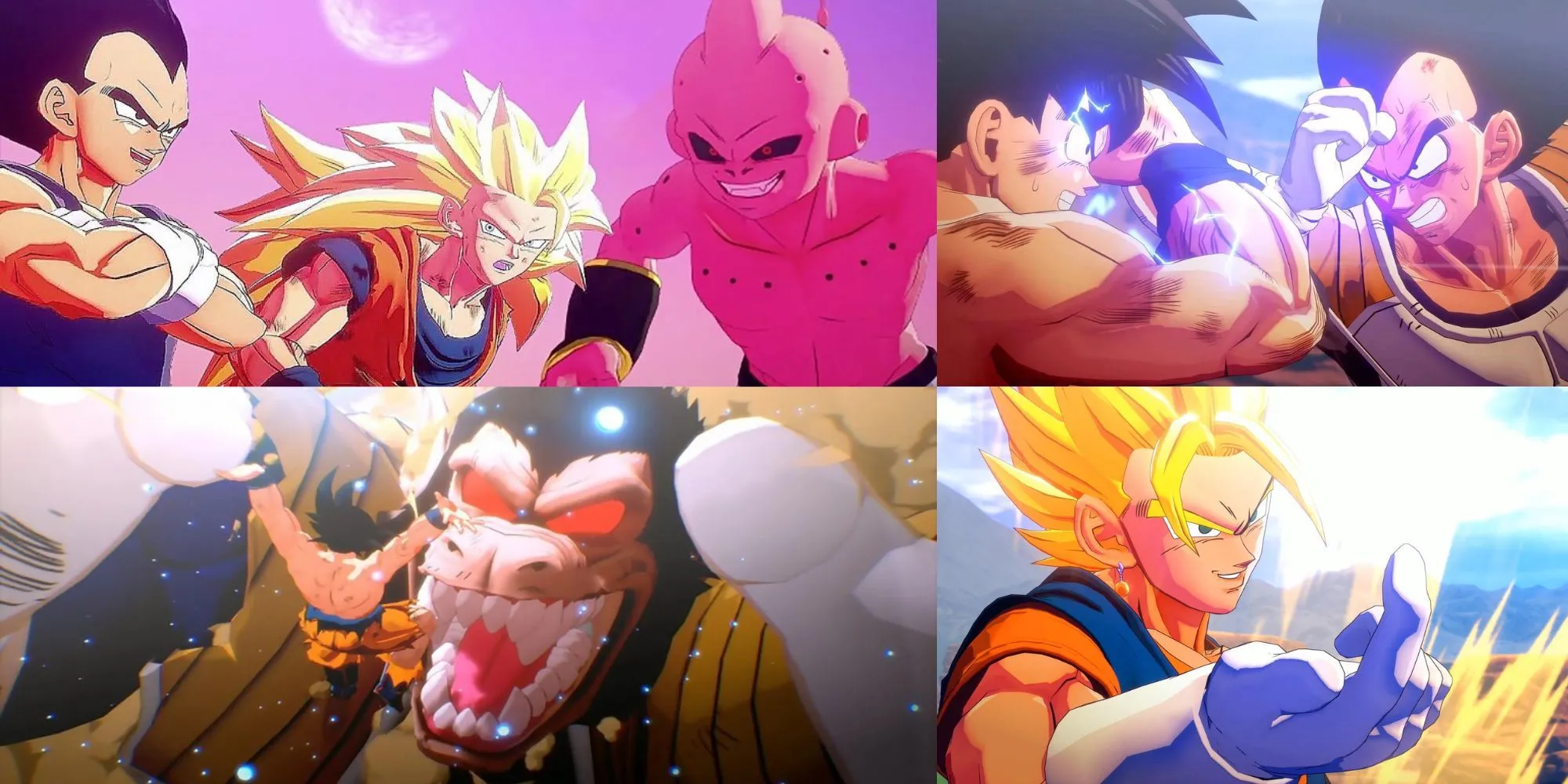 Hệ thống chiến đấu và các nhân vật quen thuộc trong tựa game nhập vai Dragon Ball Z: Kakarot.