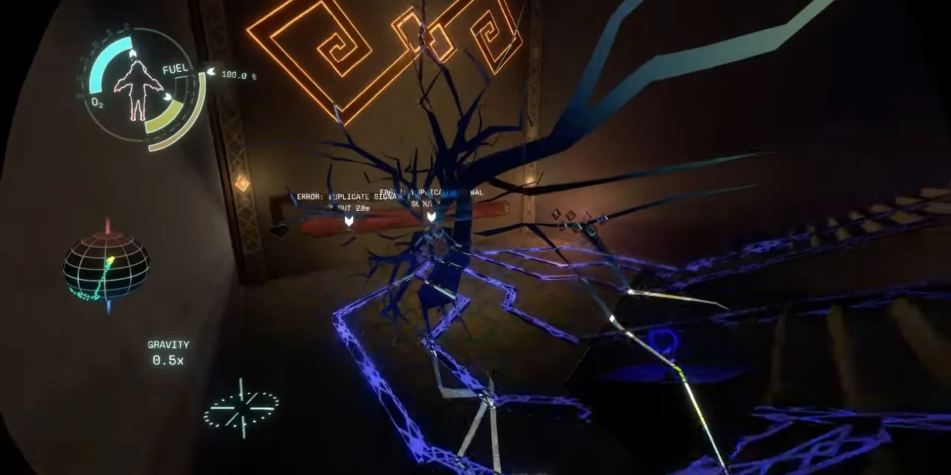 Hình ảnh không-thời gian bị phá vỡ thành từng mảnh trong game Outer Wilds