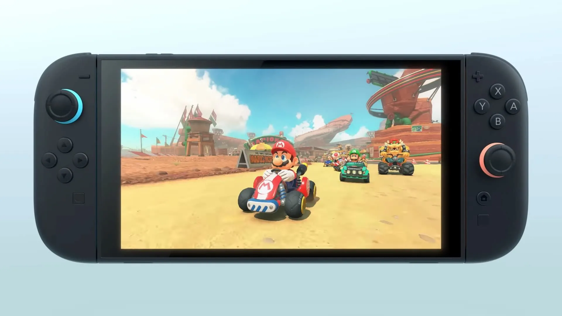 Hình ảnh Mario Kart mới trên Nintendo Switch 2 hé lộ khả năng đồ họa