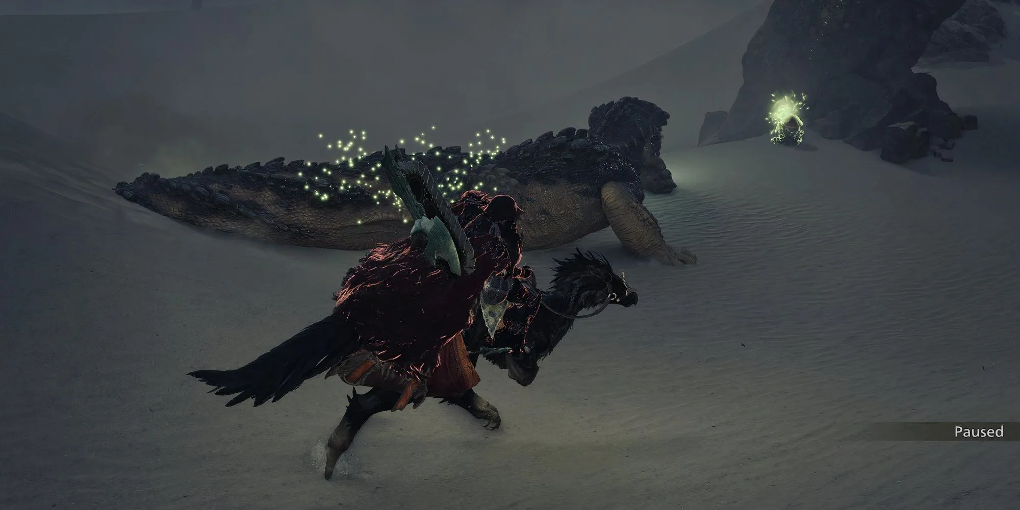 Hình ảnh quái vật Balahara trong game Monster Hunter Wilds với bộ dạng đáng sợ