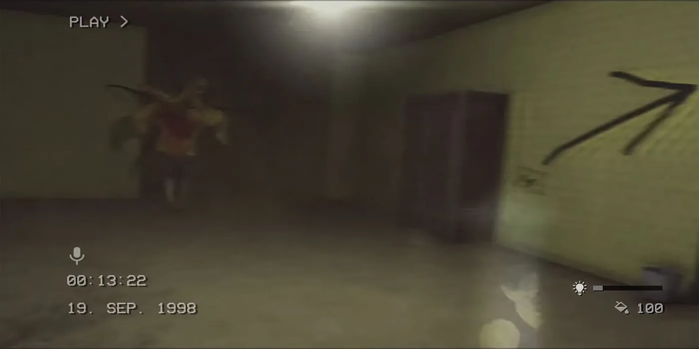 Hình ảnh quái vật trong game The Backrooms 1998 của Steelkrill