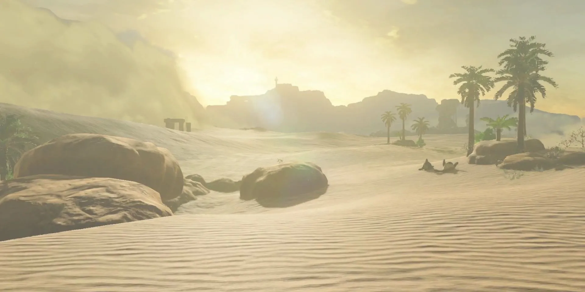 Hình ảnh Sa mạc Gerudo hùng vĩ trong The Legend of Zelda: Breath of the Wild