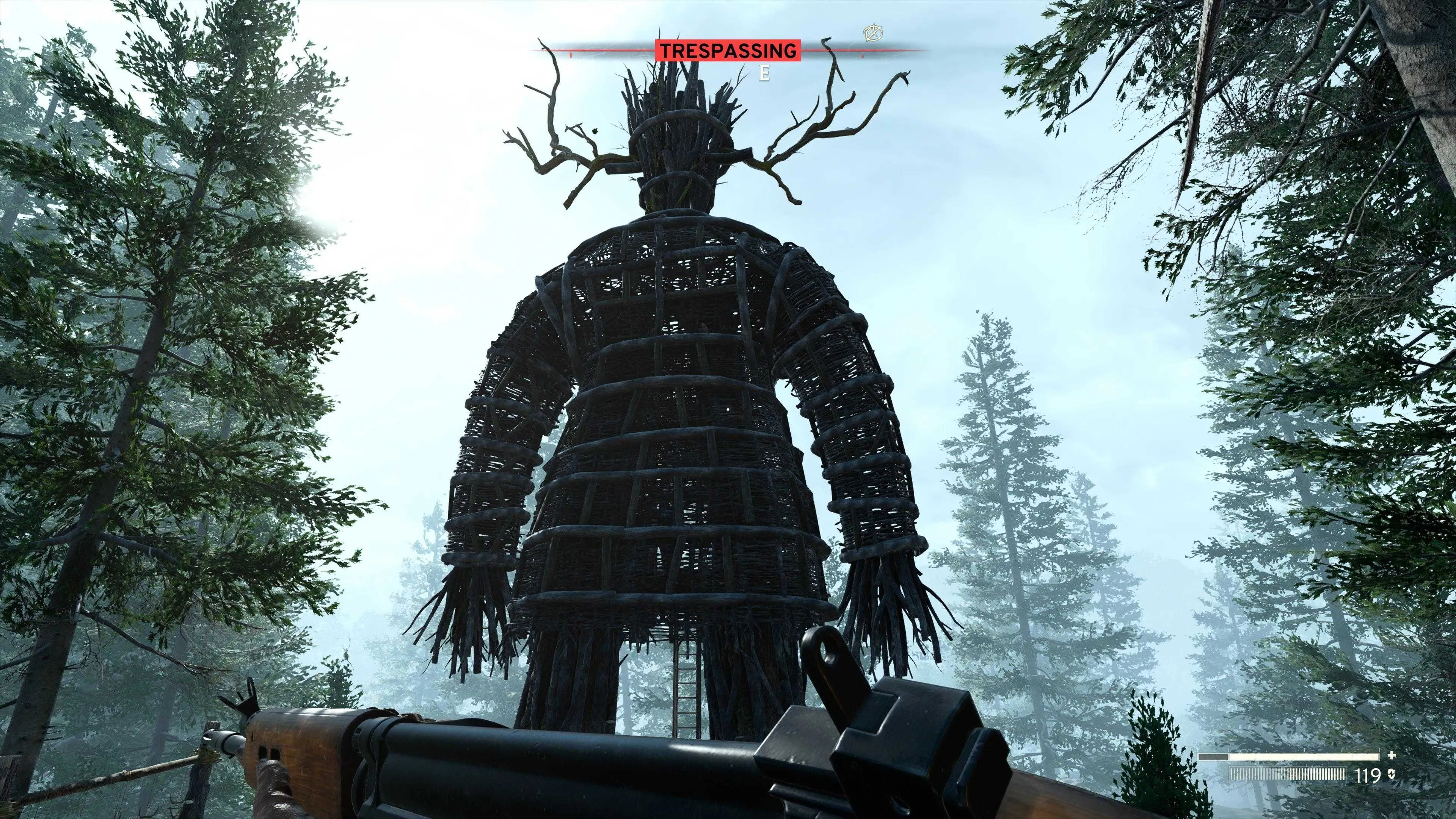 Hình nộm Wicker Man đậm chất văn hóa Anh trong bối cảnh Atomfall