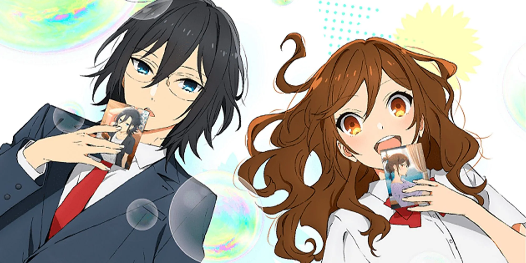 Hori và Miyamura trong anime Horimiya đời thường lãng mạn