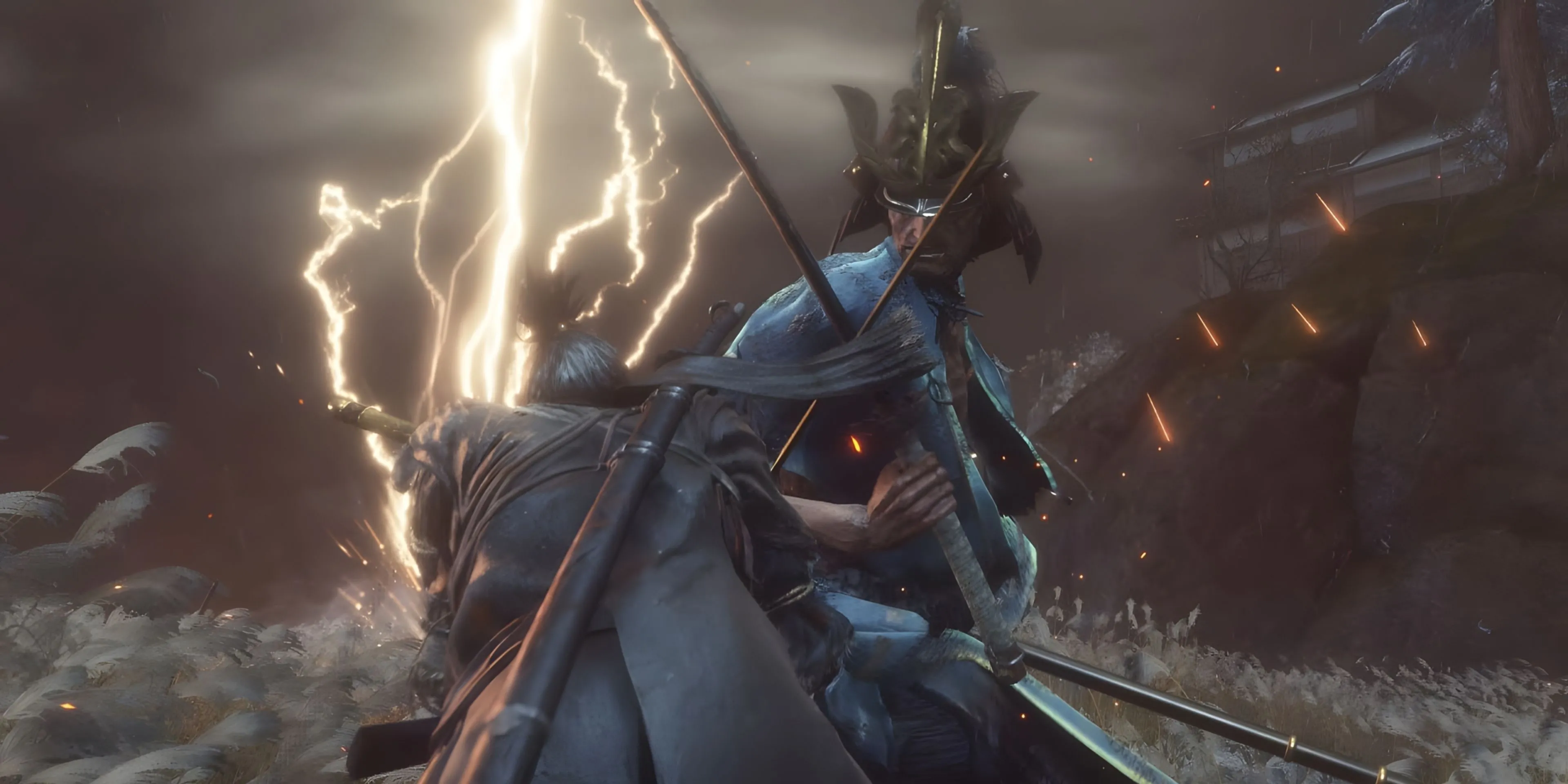 Isshin, the Sword Saint trong Sekiro: Shadows Die Twice, một trong những trùm cuối khó nhất và hoàn hảo nhất của FromSoftware