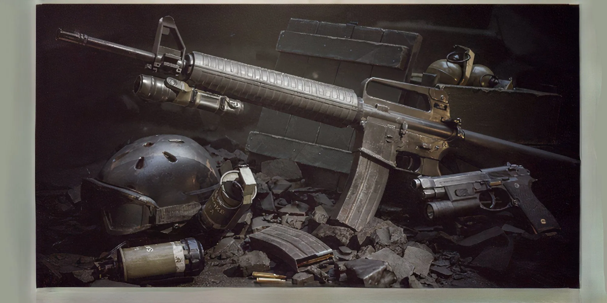 Khẩu súng trường tấn công M16A2 với thiết kế cổ điển trong Delta Force Black Hawk Down