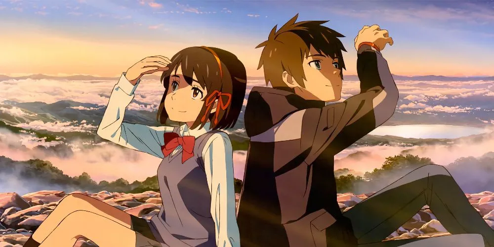 Khoảnh khắc định mệnh của Taki và Mitsuha trong anime Your Name đình đám
