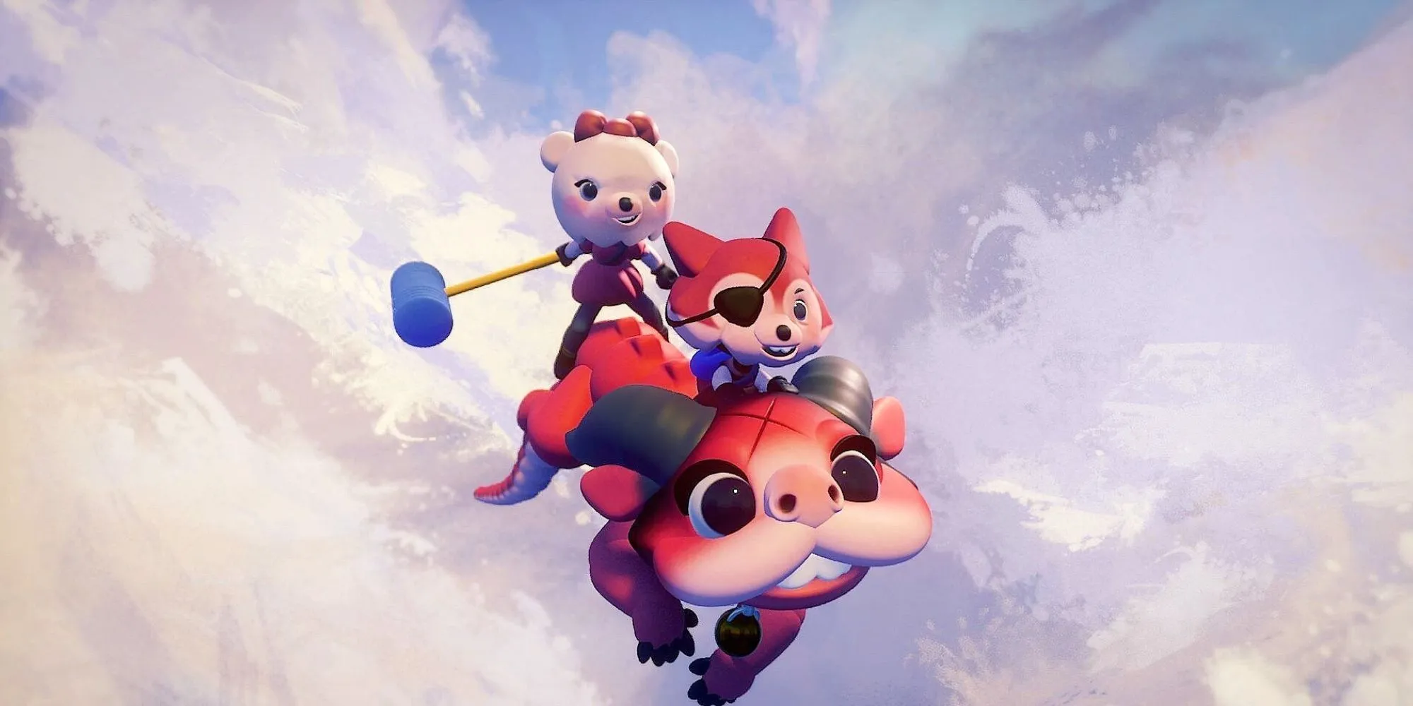 Logo của game Dreams do Media Molecule phát triển trên nền màu tím
