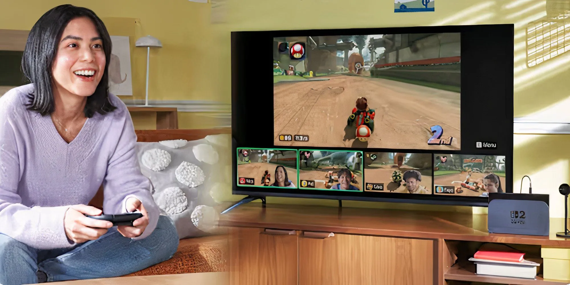 Logo Nintendo tượng trưng cho nhà phát triển Nintendo Switch 2 và tính năng GameChat