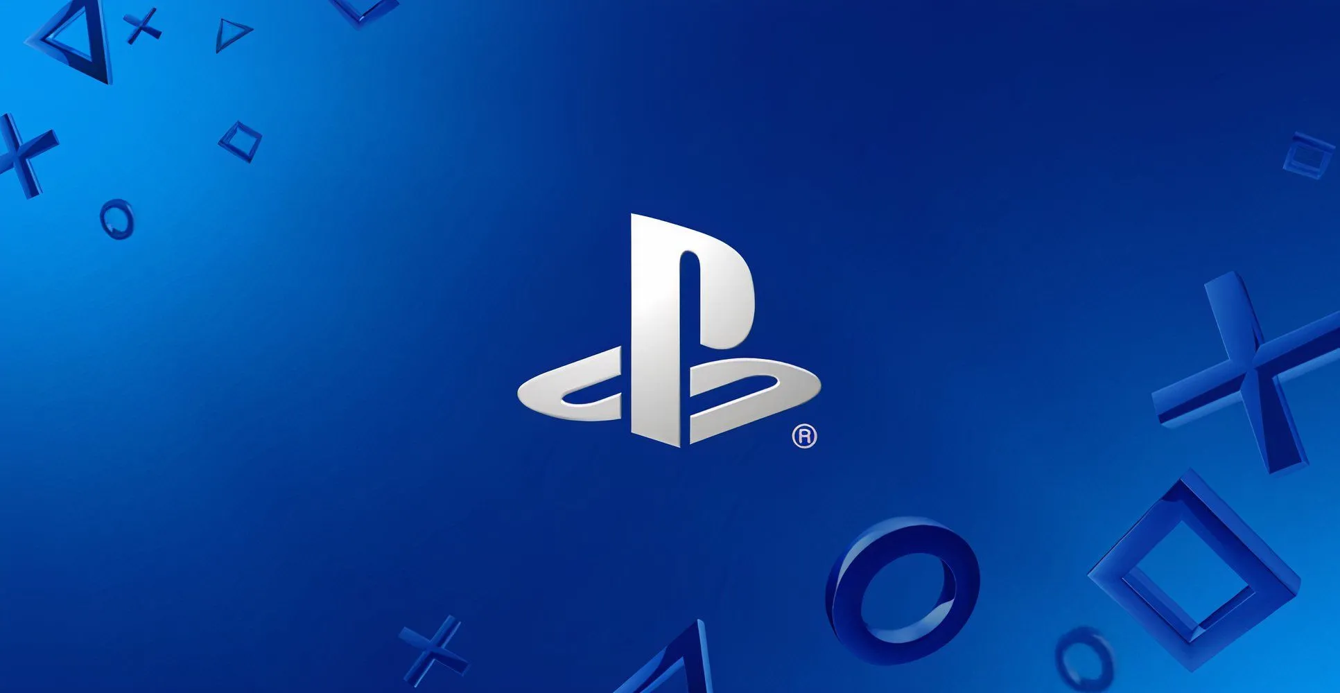 Logo PlayStation trên nền xanh dương đặc trưng của PSN Store