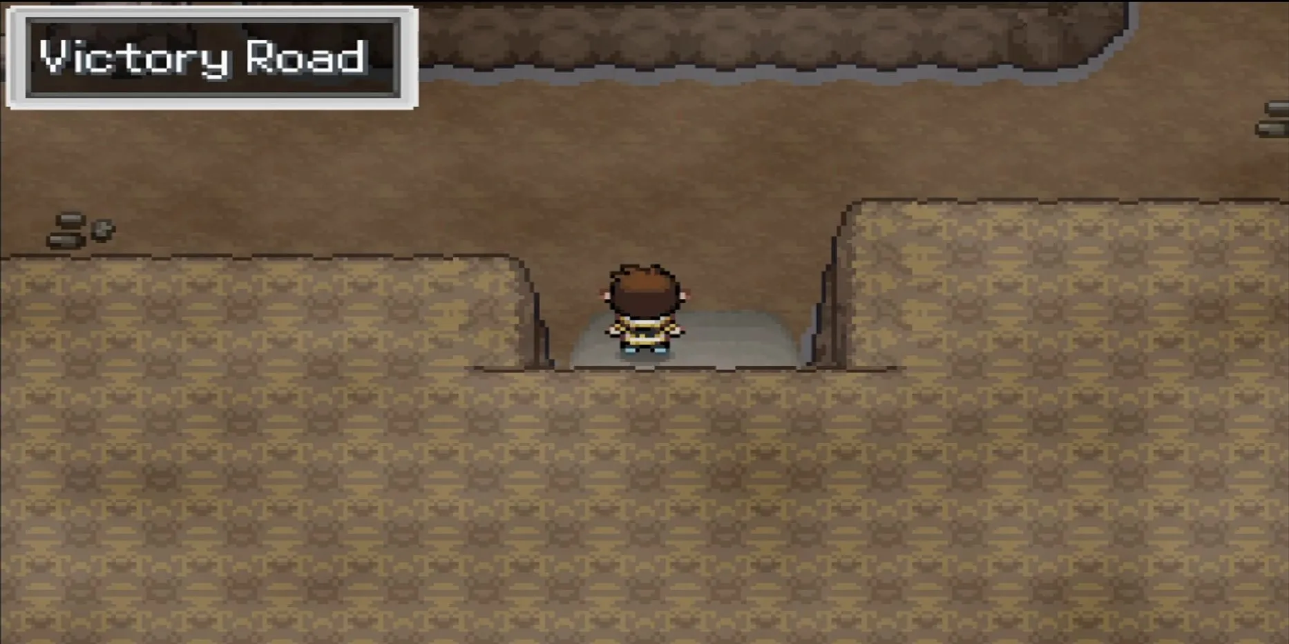 Lối vào đường hầm của Victory Road trong Pokemon Infinite Fusion