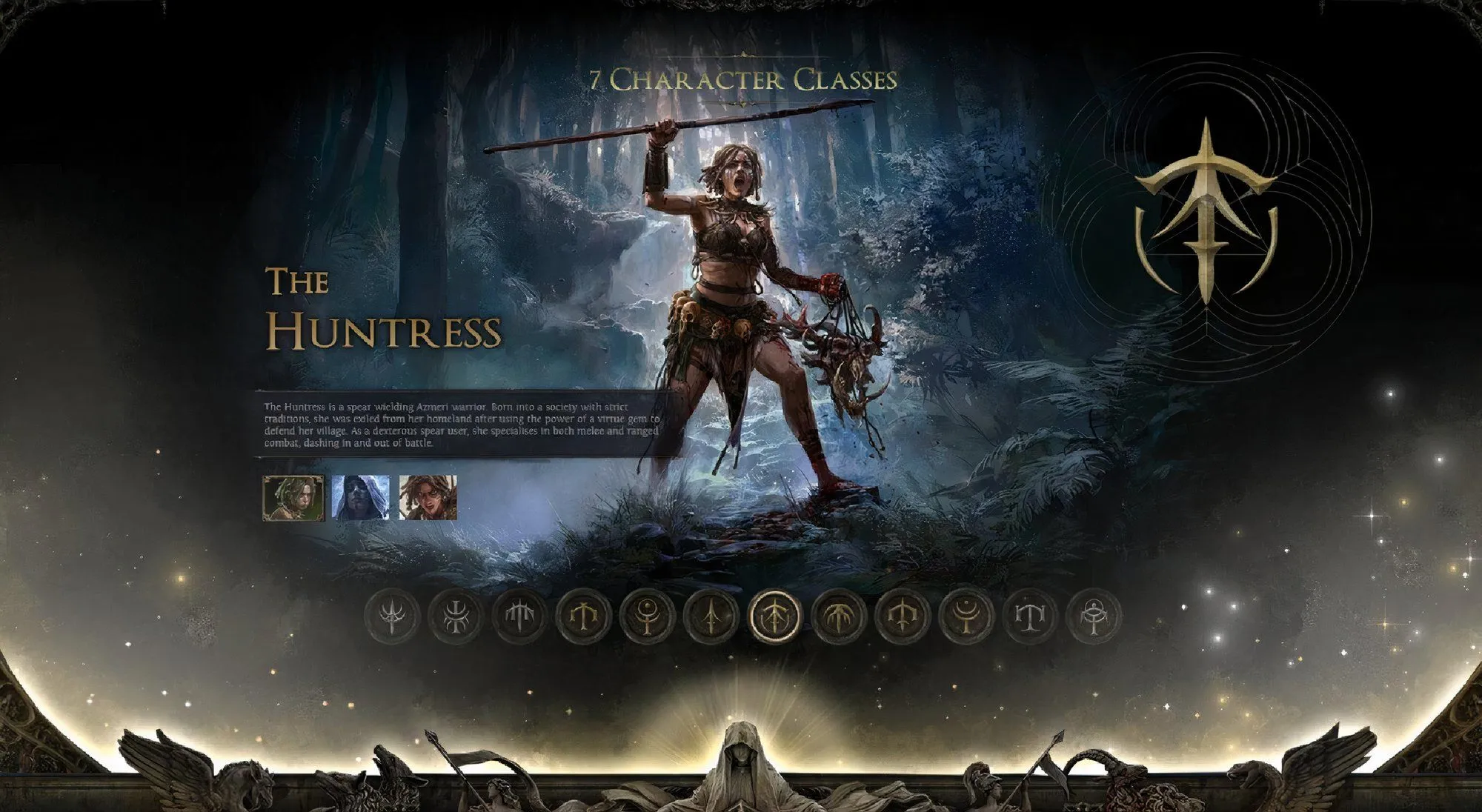 Lớp nhân vật Huntress mới trong Path of Exile 2 Dawn of the Hunt