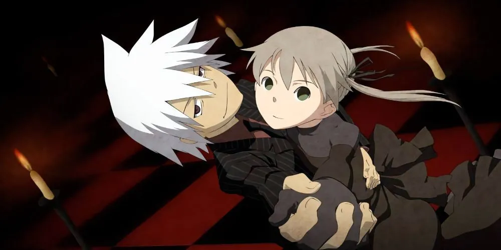 Maka và Soul Eater sẵn sàng chiến đấu trong Soul Eater