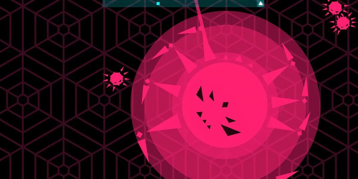 Màn chơi đầy màu sắc và hình khối trong game nhịp điệu Just Shapes &amp; Beats