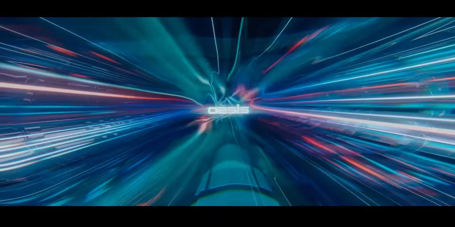 Màn hình đăng nhập vào OASIS trong phim Ready Player One