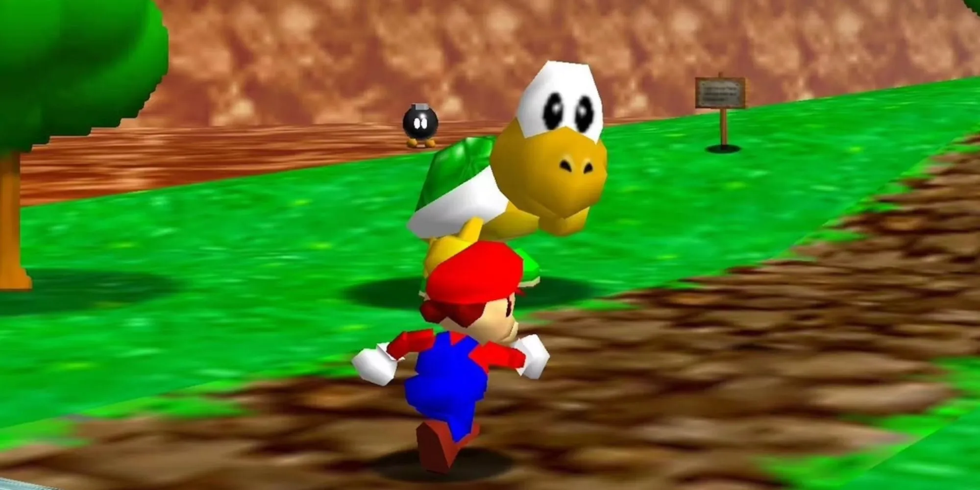 Mario bay lượn trong Super Mario 64, tựa game đã cách mạng hóa thể loại platformer 3D.