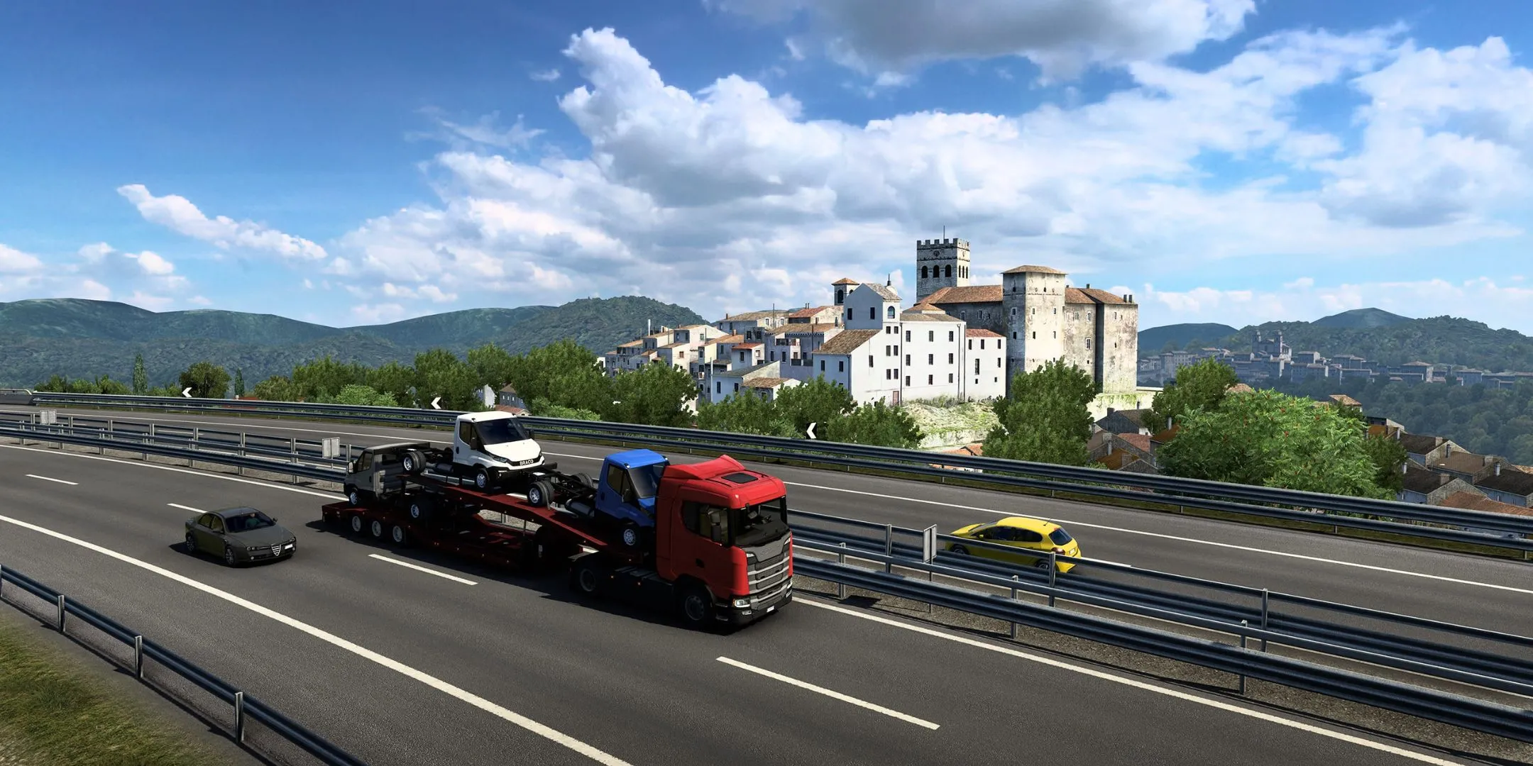 Môi trường Italia trong game Euro Truck Simulator 2