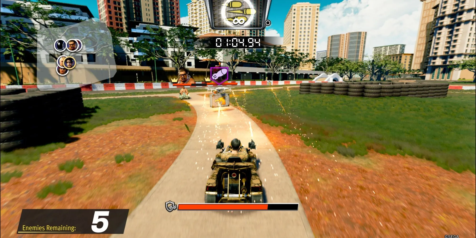 Một trận đấu Duel Mode căng thẳng trong Dragon Kart