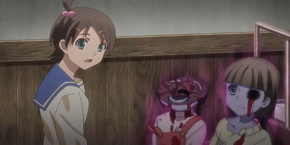 Naomi Nakashima sợ hãi tột độ trong anime Corpse Party: Tortured Souls