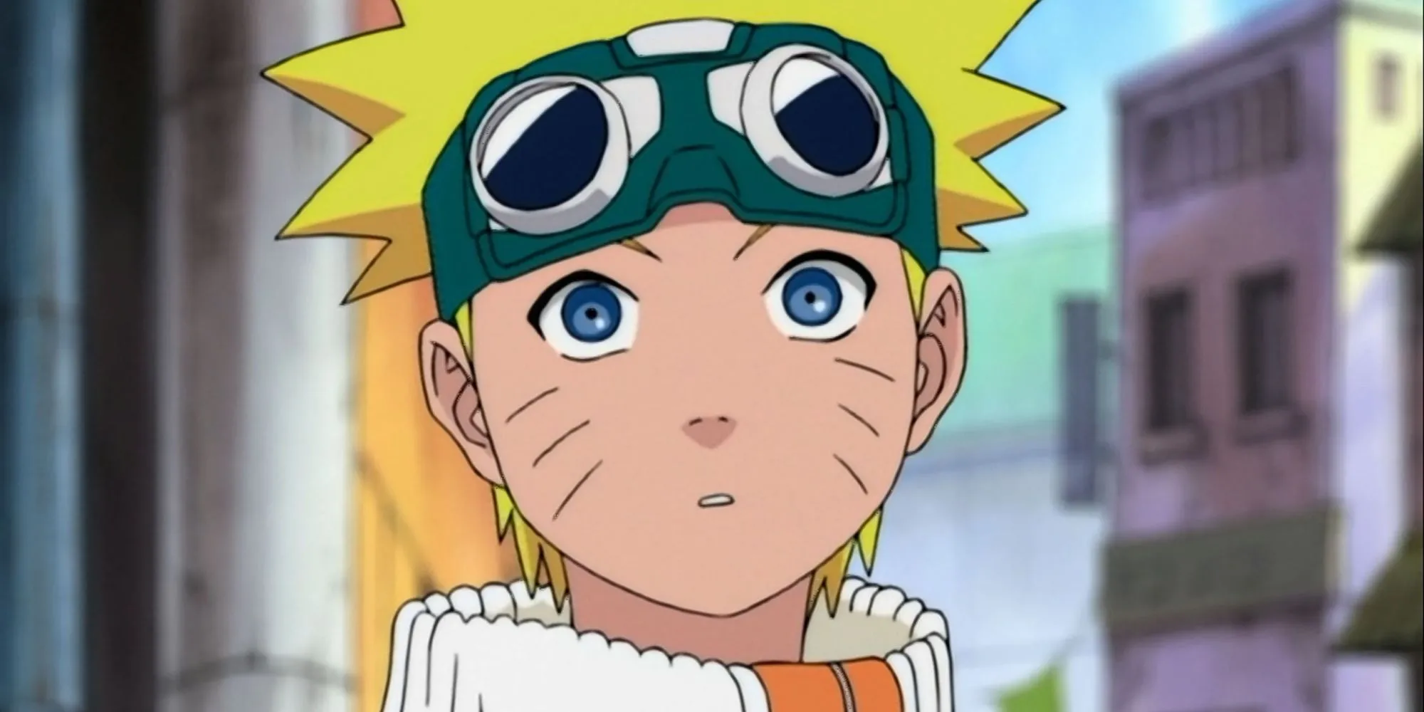 Naruto Uzumaki thời trẻ tại làng Lá trong anime Naruto