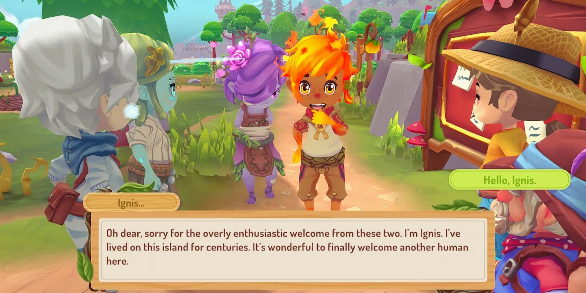 Nhân vật Ignis trong Sugardew Island