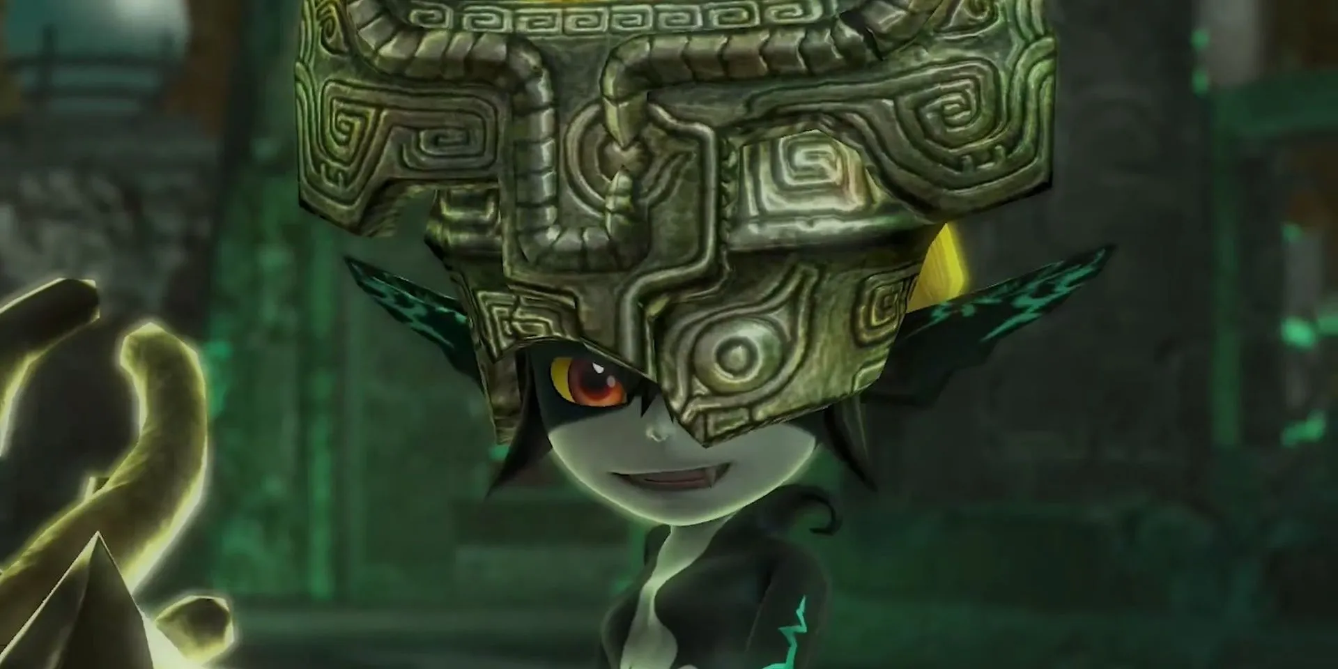 Nhân vật Midna quyền năng trong tựa game Hyrule Warriors, một phiên bản khác của Zelda.